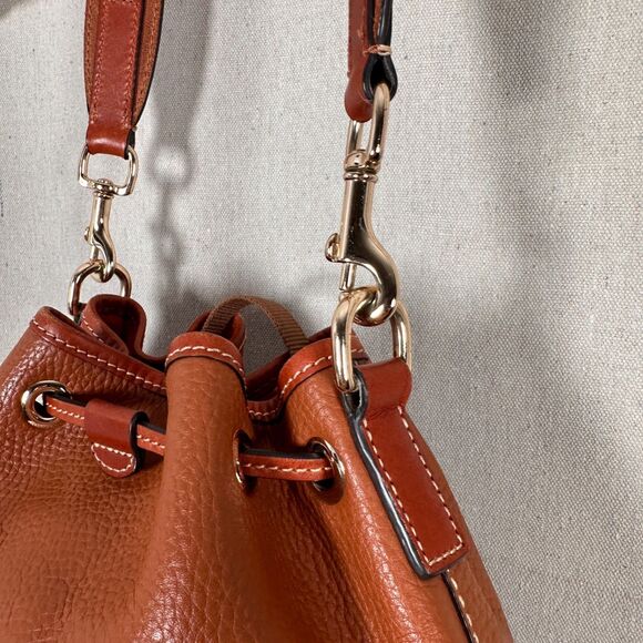 Dooney & Bourke Saffiano Pebble Grain Drawstring Crossbody - Picture 14 of 14